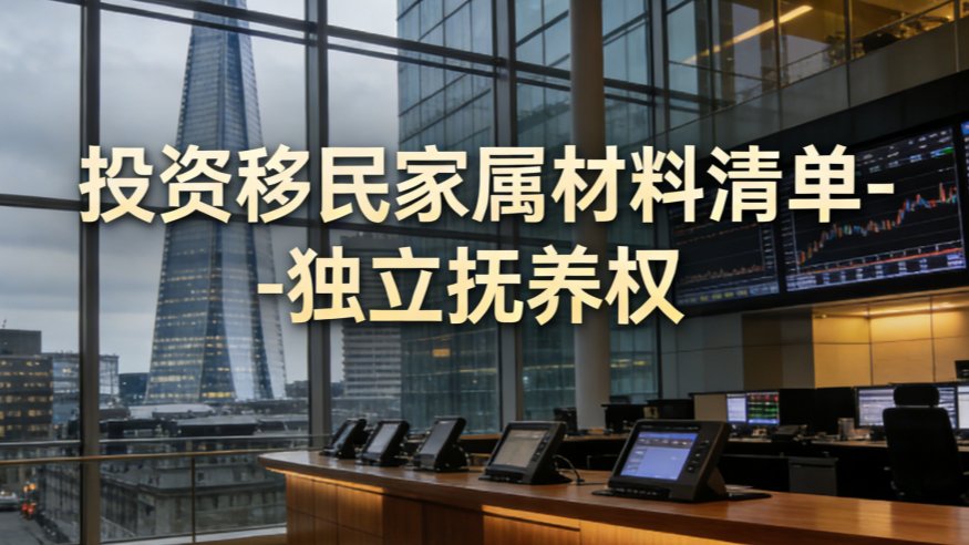 投资移民家属材料清单-独立抚养权